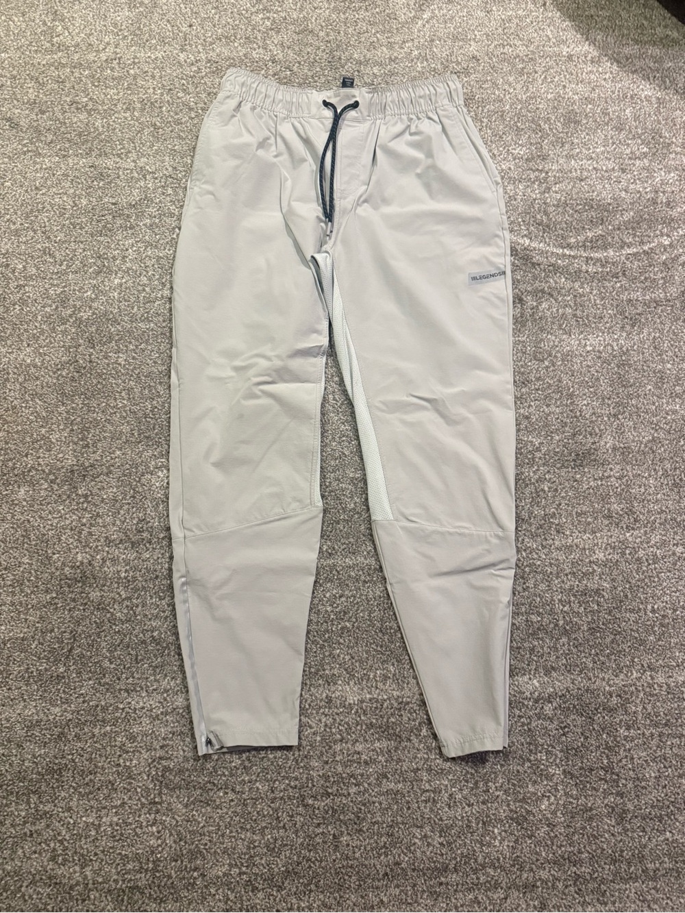 Men's Legends Luka HD Light Gray Performance Joggers with Drawstring -